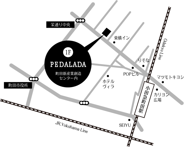 町田ペダラーダ map